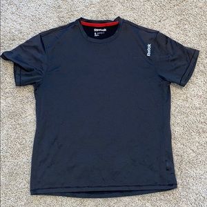 Men’s Grey Striped Reebok Shirt